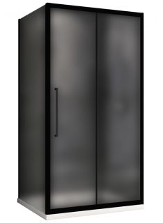 Душевой уголок ABBER Schwarzer Diamant AG30150BMH-S90BM 150x90см чёрный